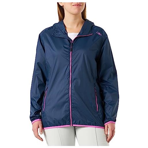 CMP - giacca pioggia da donna con cappuccio fisso, menta, 46