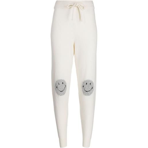 Joshua Sanders pantaloni con dettagli in lurex - bianco