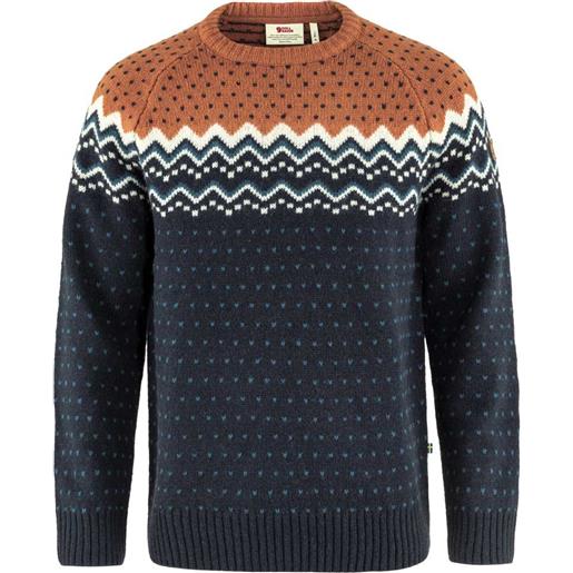 Fjällräven övik knit sweater blu s uomo