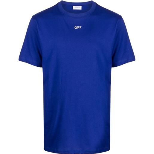 Off-White t-shirt arrows stitch - blu