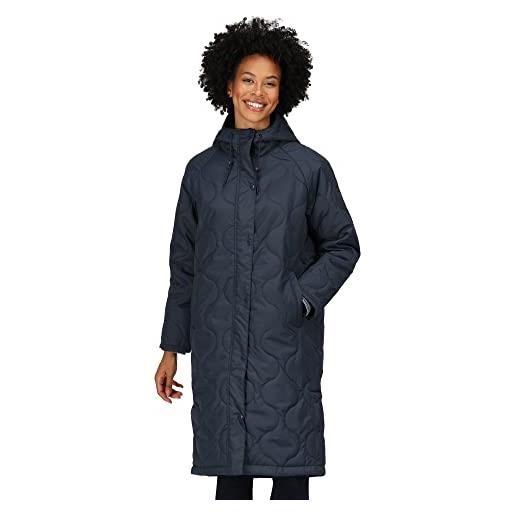 Regatta giubbino donna jovie lungo cappotto idrorepellente e isolante piumino - cappuccio e tasche inferiori
