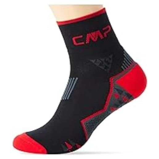 CMP - calzino da trail skinlife, nero-fire, 36/38
