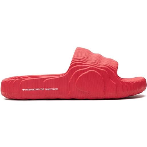 adidas sandali slides adilette 22 - rosso