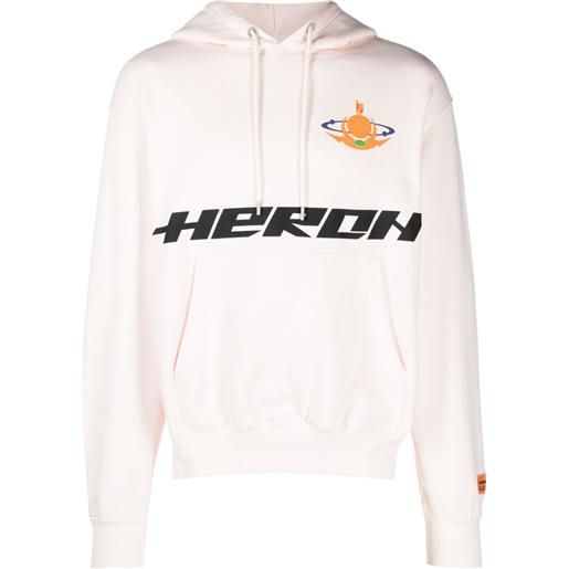 Heron Preston felpa con cappuccio hp burn - rosa