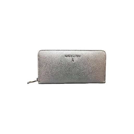 PATRIZIA PEPE portafoglio con zip cq4879l001 argento