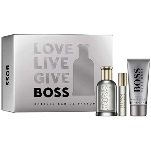 Hugo Boss boss bottled - edp 100 ml + gel doccia 100 ml + edp 10 ml