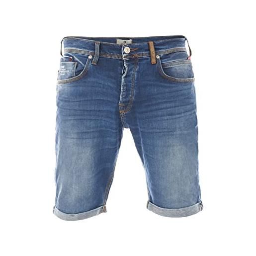 LTB - jeans da uomo, bermuda corvin slim fit, in cotone, denim, corti, blu, blu scuro, nero, grigio, s, m, l, xl, xxl, 3xl, 4xl, 5xl, bulky wash (52249). , xl