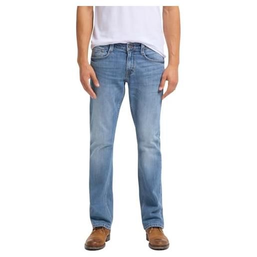 Mustang - jeans da uomo oregon - bootcut - blu chiaro - blu medio - blu scuro - nero denim chiaro blu (202). 40w x 34l