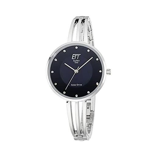 ETT Eco Tech Time orologio solare da donna, analogico, con cinturino in metallo, ela-12119-34m