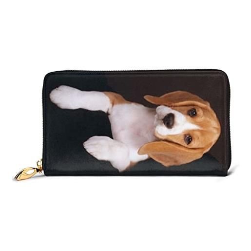 518 pochette ovely pet dog beagle stampa mini pelle borsa elegante piccolo portafoglio adatta clutch piccolo borsa per ragazze, figlia, adolescente