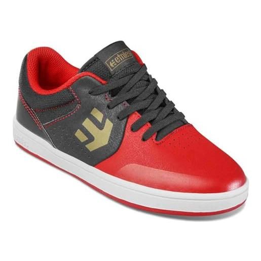 Etnies little kids marana, scarpe da skateboard, black/red/black, 29 eu