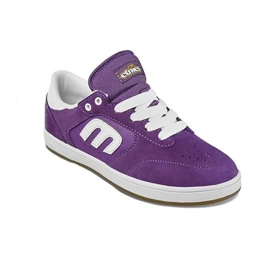 Etnies kids windrow, scarpe da skateboard, yellow, 34 eu