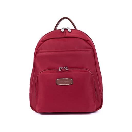 Hexagona bolso, borsa con manico lungo donna, rosso, l: 26 x h: 30 x p: 13 cm