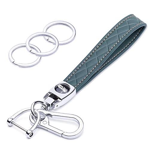 Wisdompro Portachiavi In Lega Di Zinco – Set Da 2 Con Anello A D E Cacciavite, Portachiavi Uomo E Donna