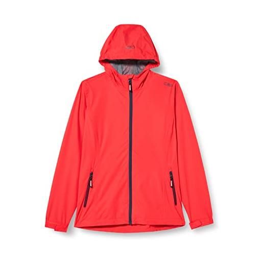 CMP windproof and waterproof rain jacket wp 10,000, girl, red kiss, 164
