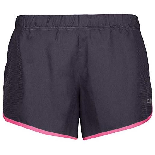 CMP c. P. M. Shorts unlimitech con tecnologia dry function pantaloni corti, donna, antracite/bouganville, d46