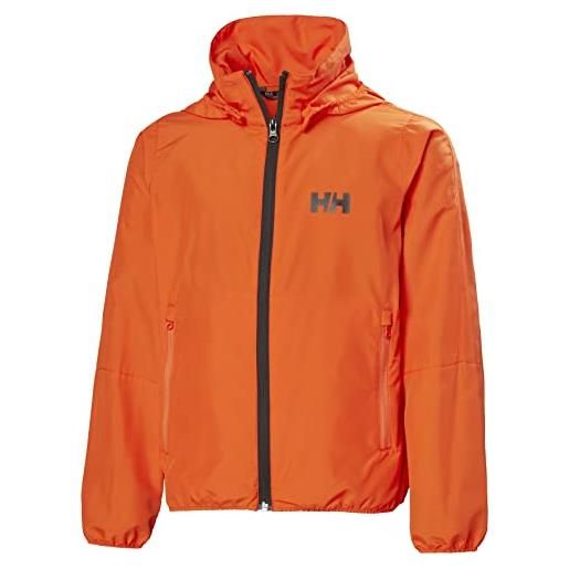 Helly Hansen junior jr flight light jacket 226 bright orange 176/16