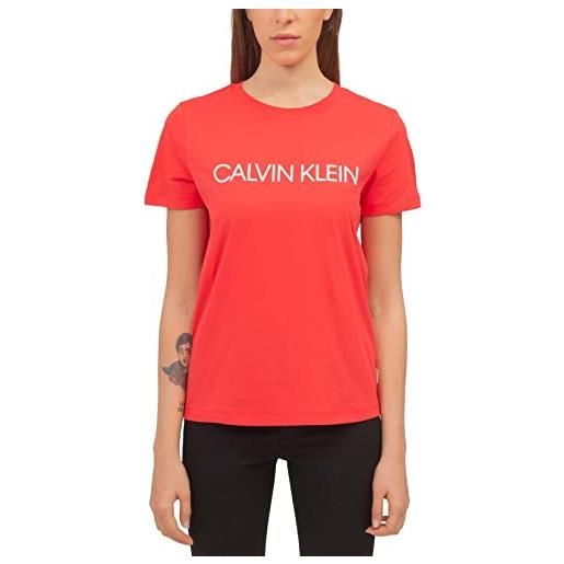 Calvin Klein jeans - t-shirt donna regular con logo lineare - taglia s