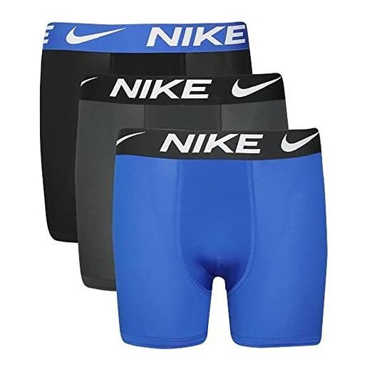 Nike confezione da 3 boxer essential dri-fit, blu(-431)/b_g, m