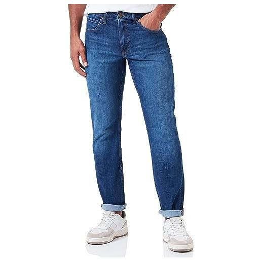 Lee brooklyn straight, jeans uomo, blu (on the road), 33w / 32l