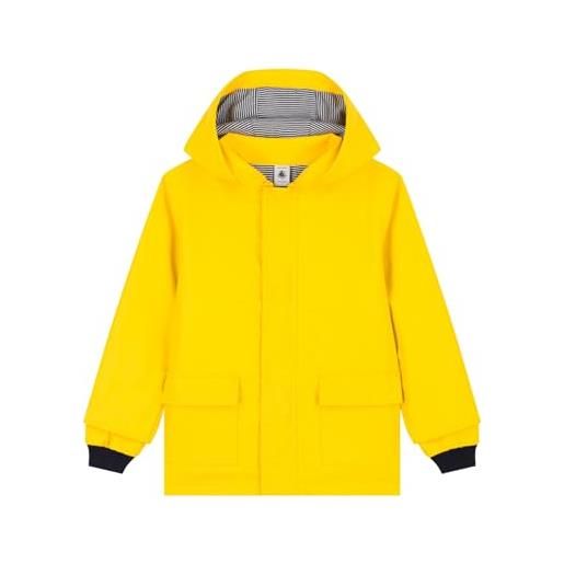 Petit Bateau a070x, cappotto cerato bambini e ragazzi, giallo, 10 anni