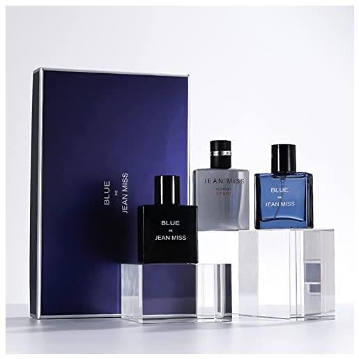 Dioche profumo uomo, 3 pz eau de parfum spray, rinfrescante a lunga durata leggero profumo set regalo per signori, 30mlx3
