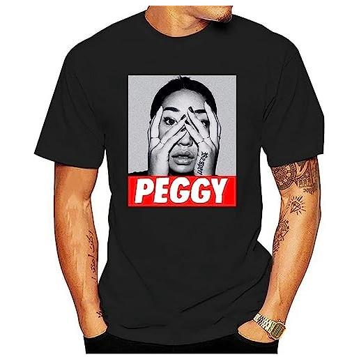 edit face t shirt peggy gou peggy gou dj peggy gould house music edm black camicie e t-shirt(medium)