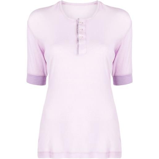 Maison Margiela t-shirt girocollo - viola