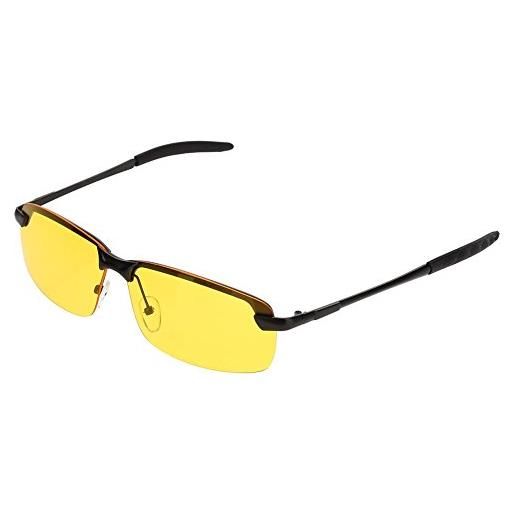 PUSOKEI occhiali polarizzati con obiettivo hd antiurto, occhiali da vista antiriflesso per visione notturna, design ergonomico, occhiali da vista portatili hd, adatto per la guida