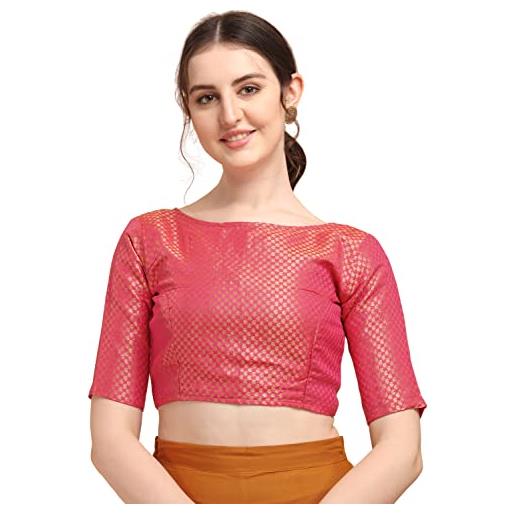 Generic aashita creations jacquard red red color saree blouse for women-2xlarge_1095