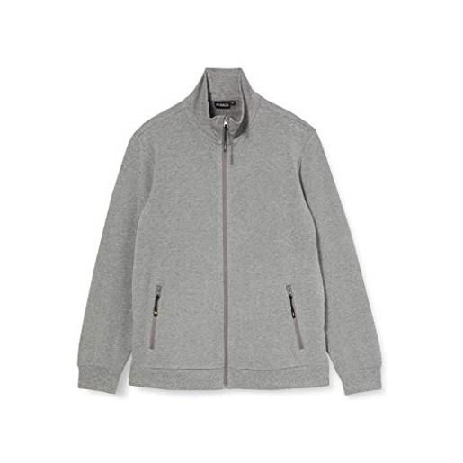 CMP - felpa in pile stretch fleece melange da uomo, fumo mel. , 50