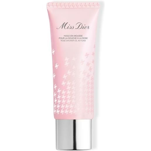 DIOR miss dior olio doccia in mousse alla rosa 75ml