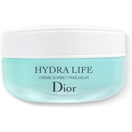 DIOR hydra life - fresh sorbet creme - crema idratante per viso e collo - idrata, rimpolpa ed esalta 50 ml
