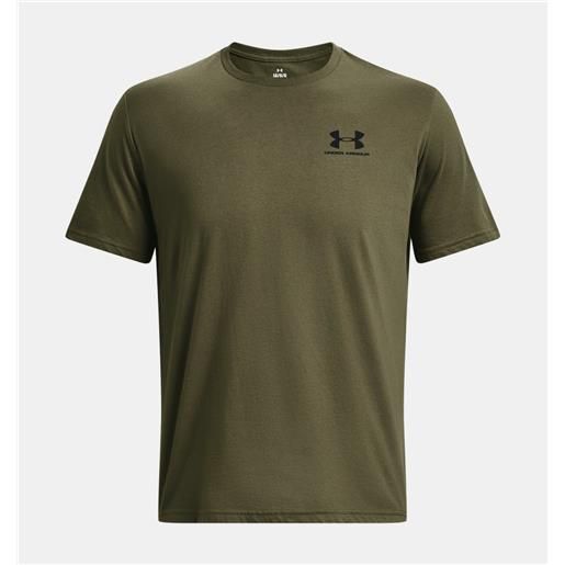 UNDER ARMOUR t-shirt under armour t-shirt left chest verdone