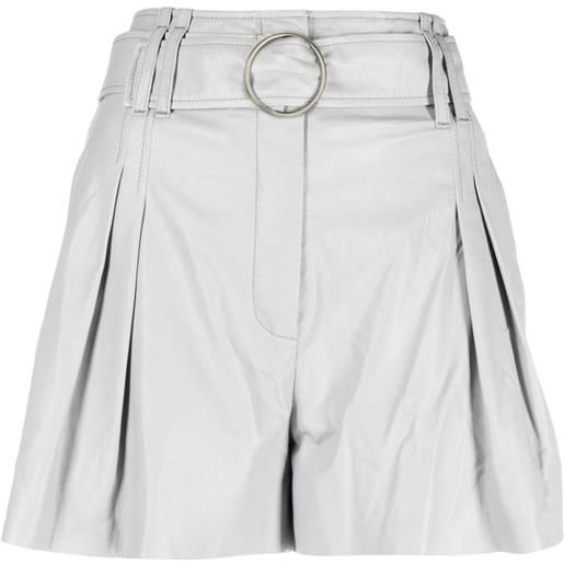 IRO shorts paoli con pieghe - grigio