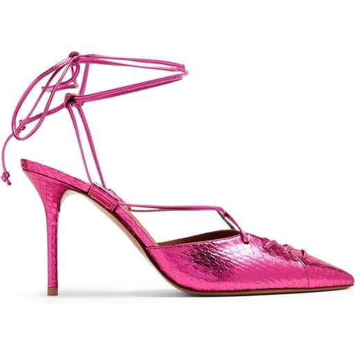 Malone Souliers pumps goffrate marianna 85mm - rosa