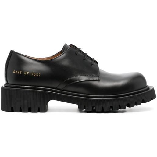 Common Projects oxford in pelle - nero