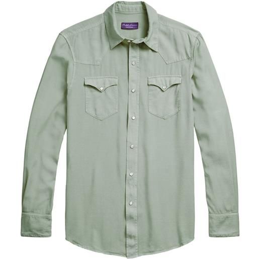 Ralph Lauren Purple Label camicia a maniche lunghe - verde