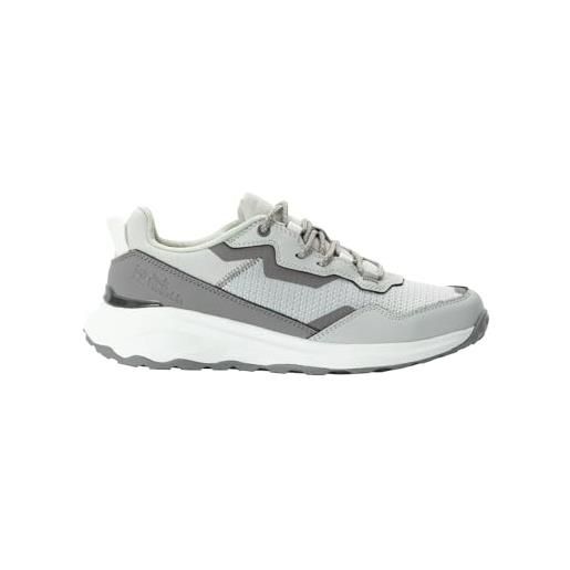 Jack Wolfskin dromoventure low w, scarpe da ginnastica donna, dusty grey, 42 eu