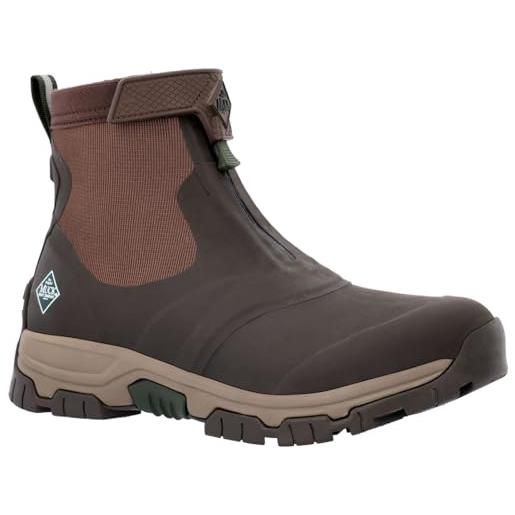Muck Boots apex con zip media, stivali in gomma uomo, marrone, 49 eu