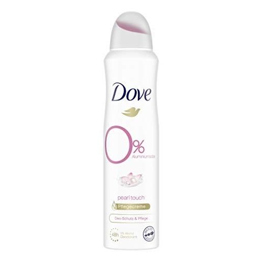 Dove - deodorante spray. Pearl touch, senza sali di alluminio, confezione da 6 (6 x 150 ml)
