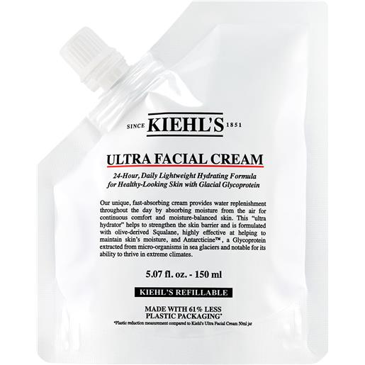 KIEHL'S refillable ultra facial cream 150ml tratt. Viso 24 ore idratante