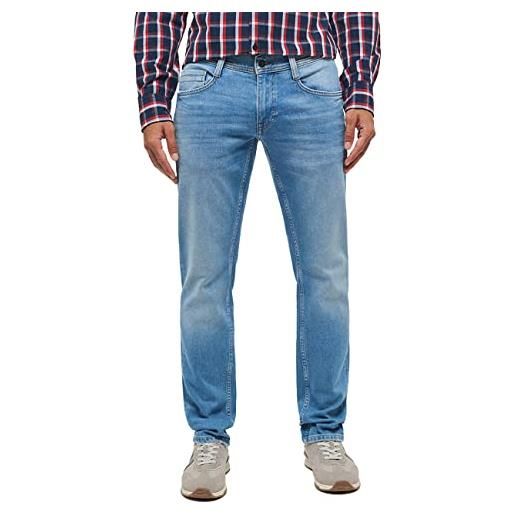 Mustang oregon tapered, jeans uomo, blu medio 413, 38w / 34l