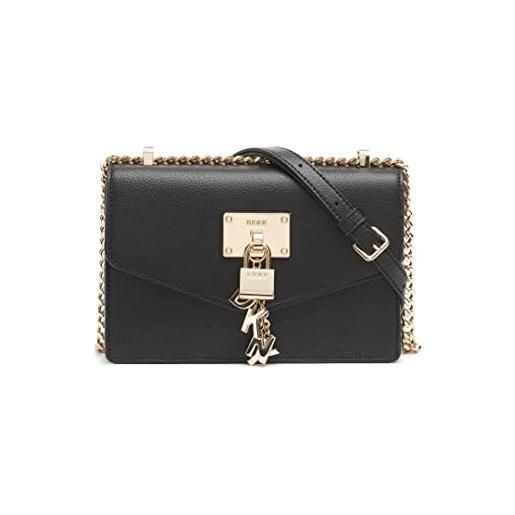 DKNY women's r923hc81 shoulder bag, black gold, one size