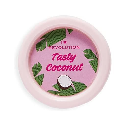 Makeup Revolution i heart revolution - maschera per labbra al cocco, per la cura delle labbra, progettata per idratare e nutrire le labbra, vegana e cruelty-free, 20 ml