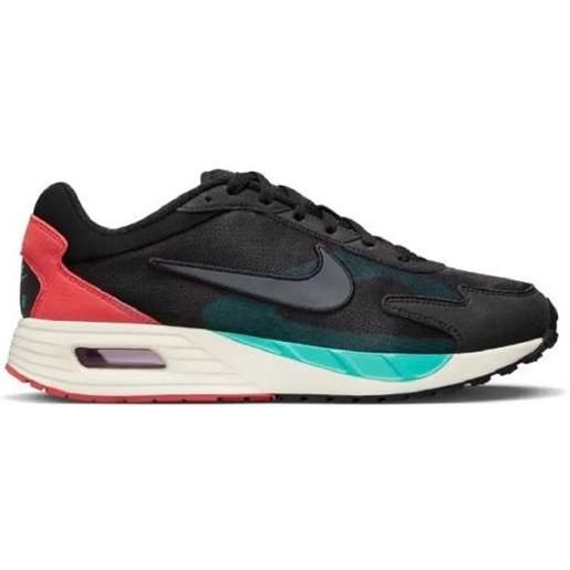 Nike air max solo sneaker nera/azzurro/rossa uomo