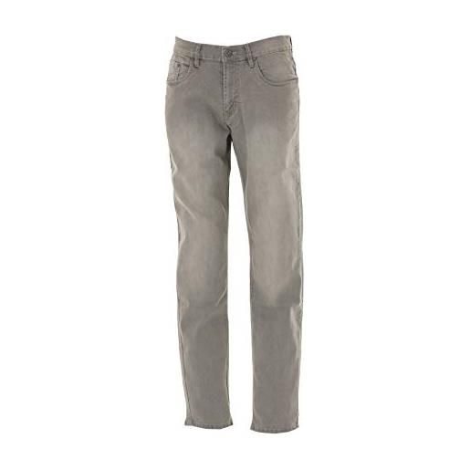 JRC 991661 el paso man pantalone jeans da uomo elasticizzato misto cotone poliestere tessuto prelavato tasche grigio (4xl)