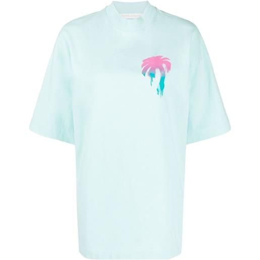 Palm Angels t-shirt i love pa con stampa - blu