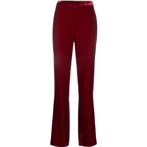 Boutique Moschino pantaloni a vita alta - rosso