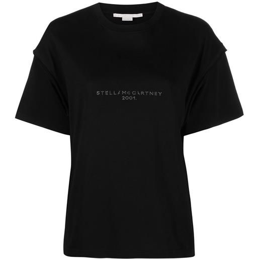 Stella McCartney t-shirt con paillettes - nero